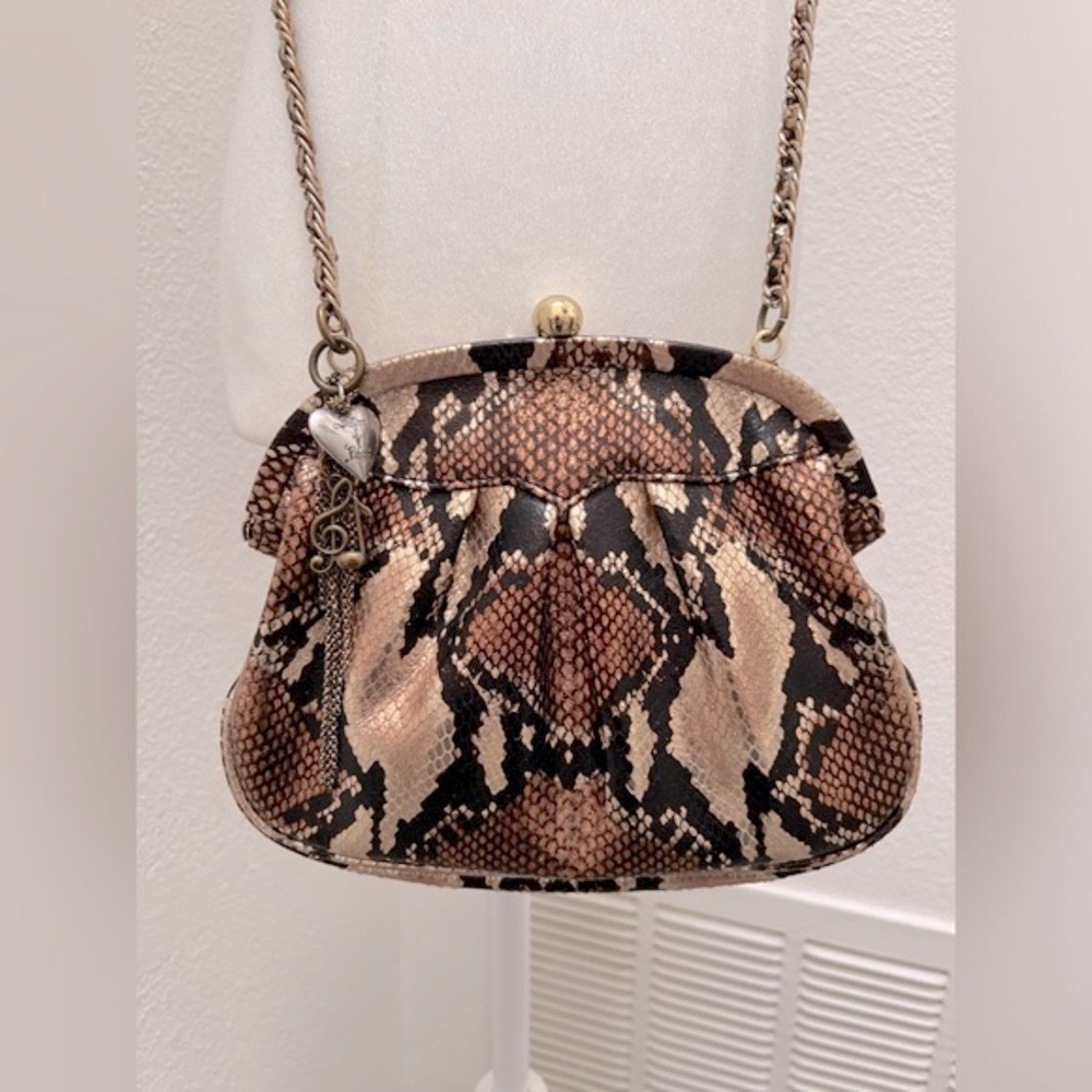 Rhythm & Rhymes Snakeskin Embossed Crossbody